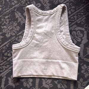 ALO Yoga Gray Sports Bra